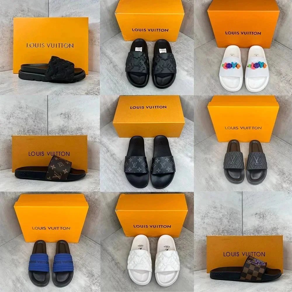 Louis Vuitton Men's and Women's Slide Sandals Collection