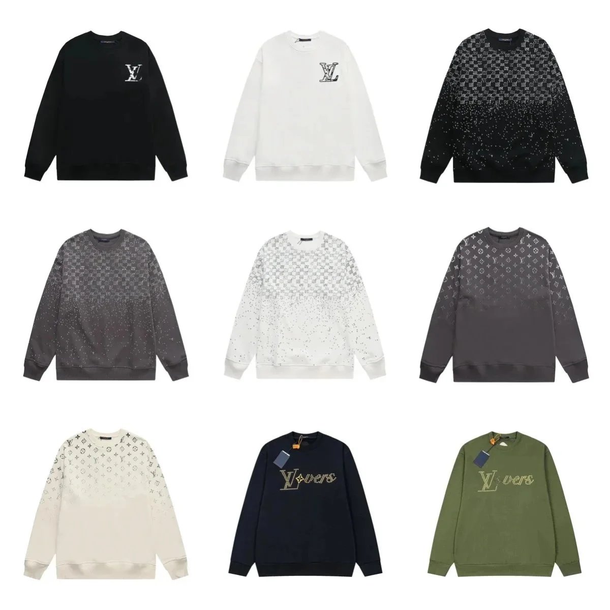 LV Monogram Sweatshirts for Men and Women