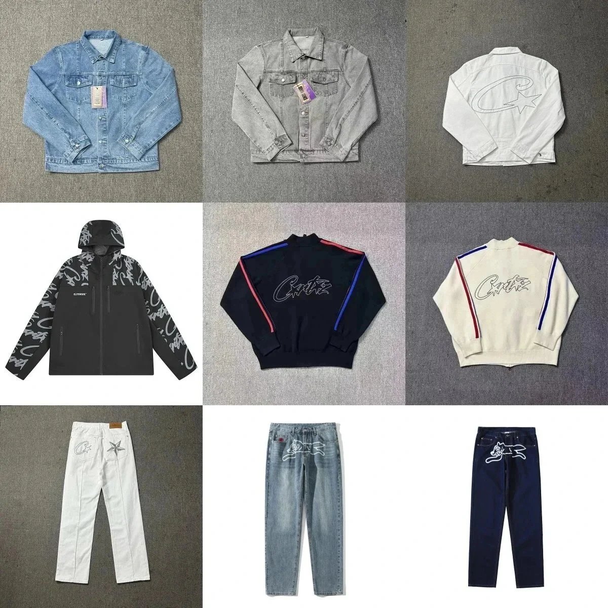 Crate Denim Jackets Hoodies Sweatshirts Pants Collection