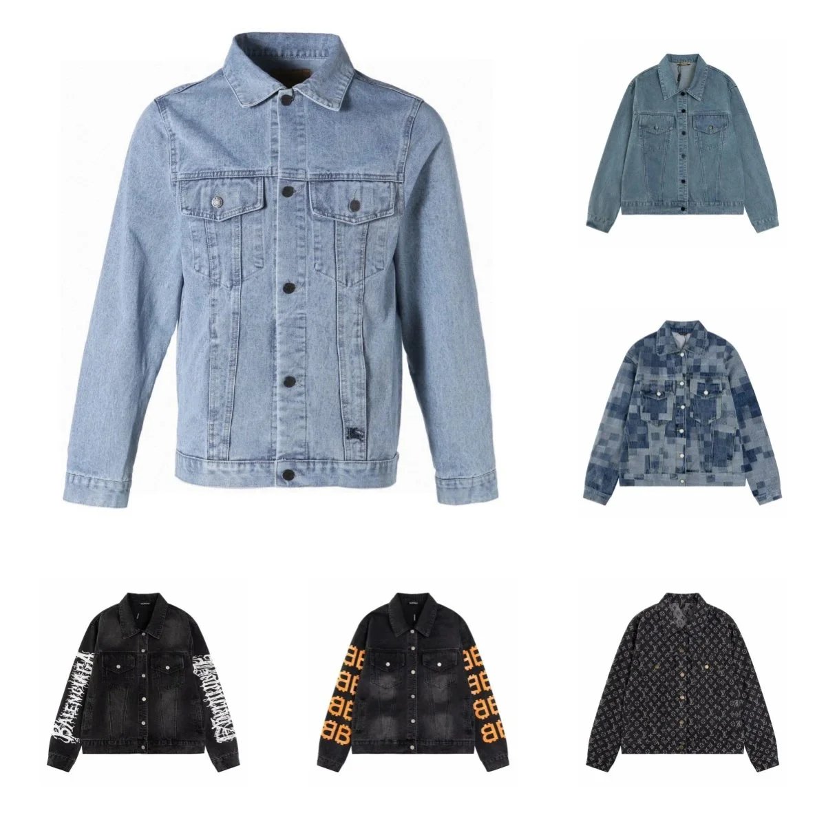 Denim Jacket for Men and Women Fashion Streetwear