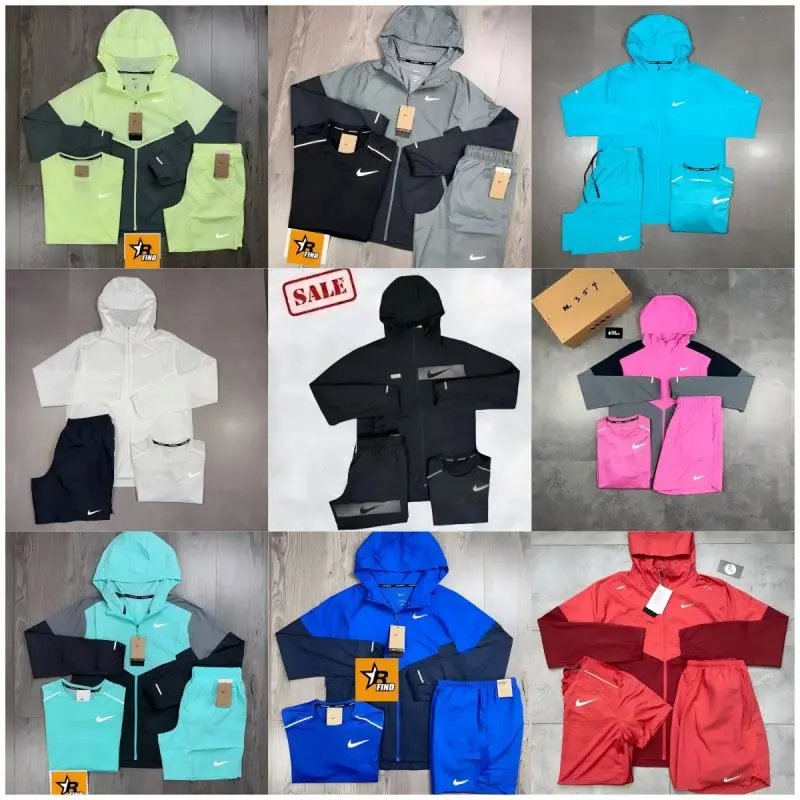 Nike Sportswear Hoodie Jacket Set for Men and Women