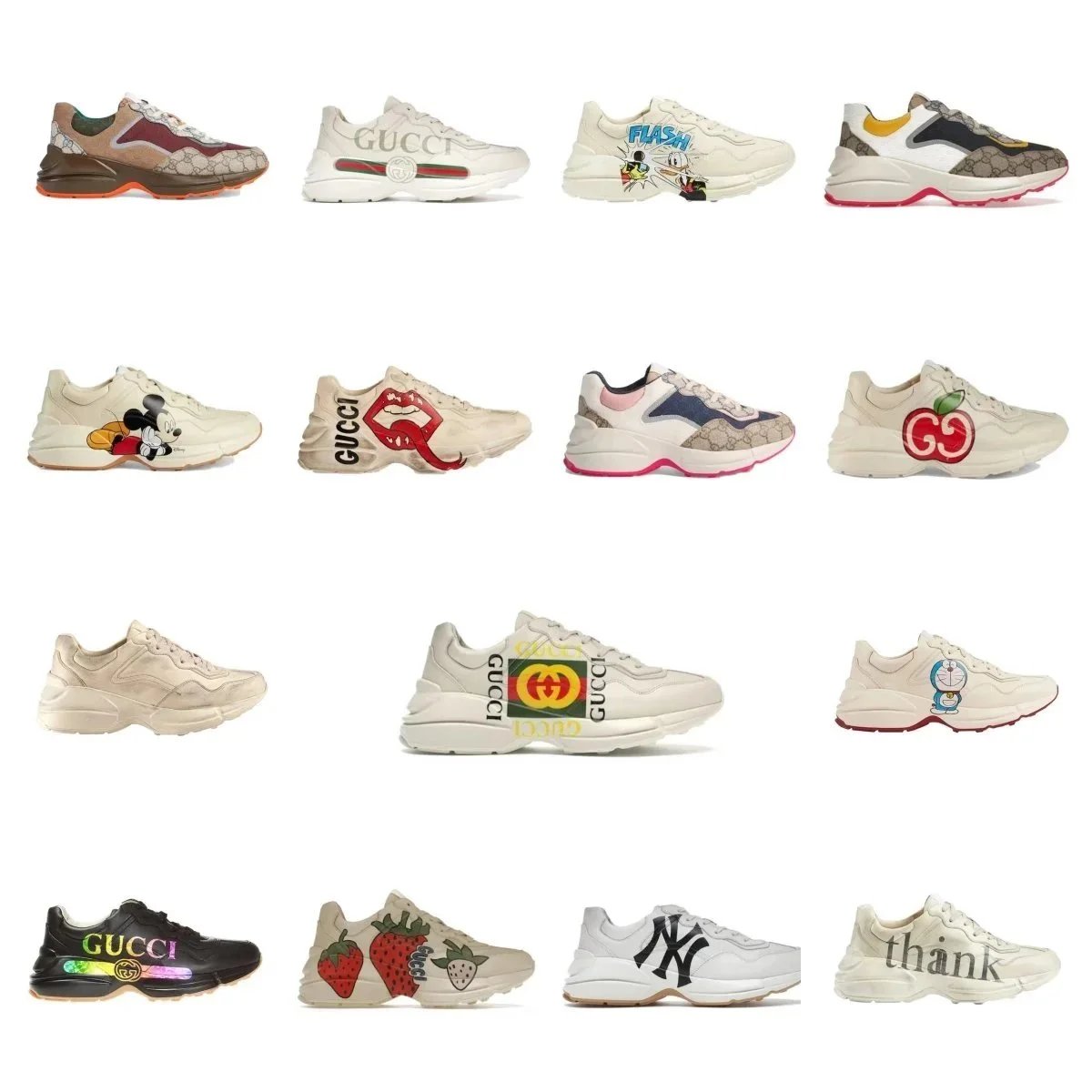 Gucci Sneakers Collection Fashion Designers Shoes