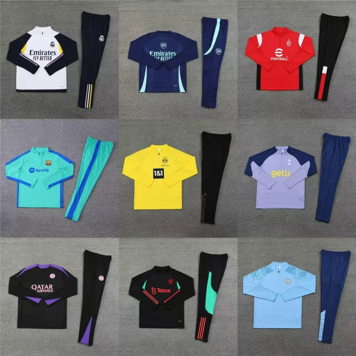 Official Football Training Kits for Men and Women