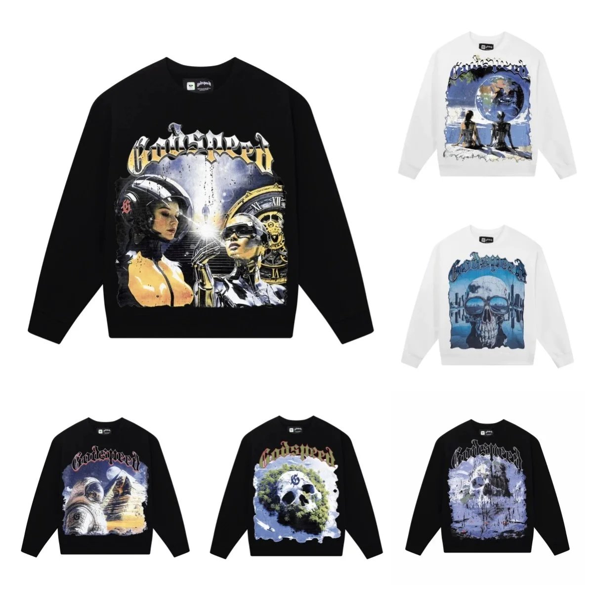 Godspeed Graphic Sweatshirts Unisex Streetwear Hoodies