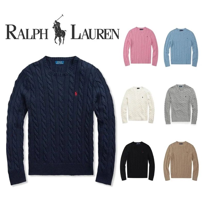 Ralph Lauren Men's Cable Knit Sweater Classic Fit
