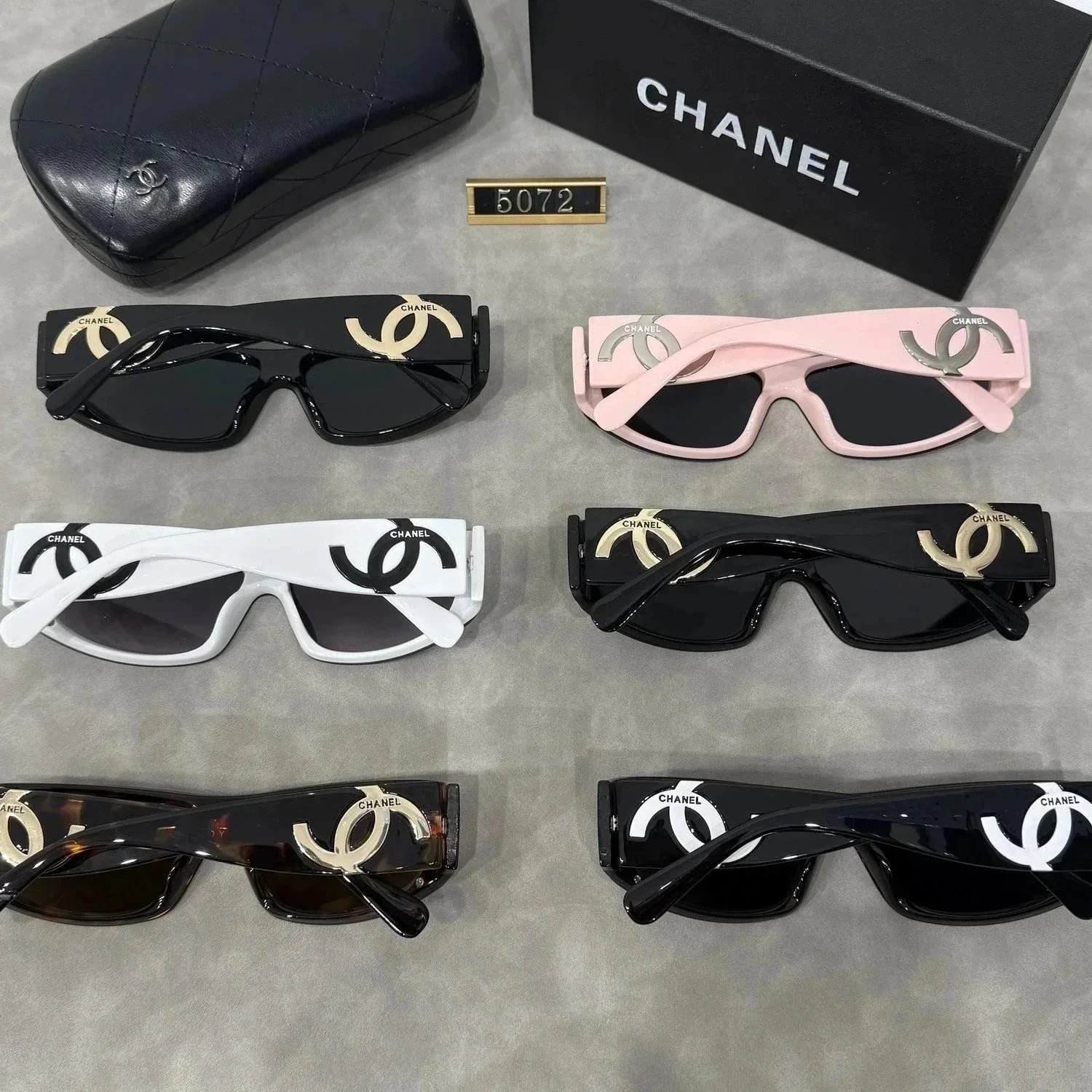 CHANEL Fashion Sunglasses with Iconic CC Logo Design