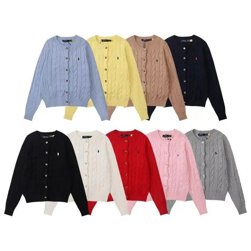 Cable Knit Cardigan Sweater for Women in Multiple Colors