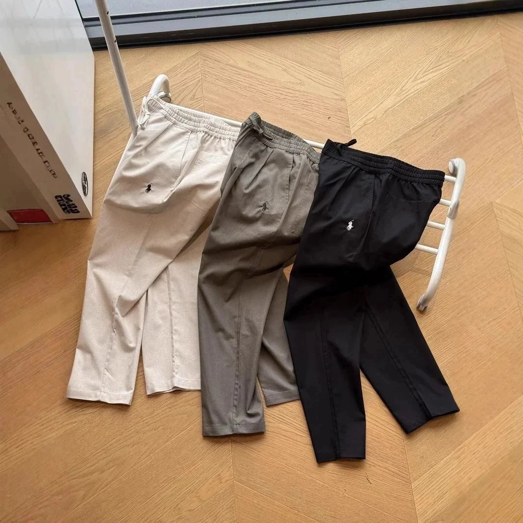 Ralph Lauren Men's Classic Fit Chino Pants in White Gray Black