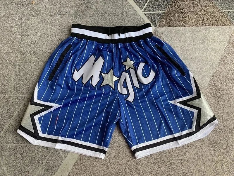 Orlando Magic Blue Pinstripe Basketball Shorts