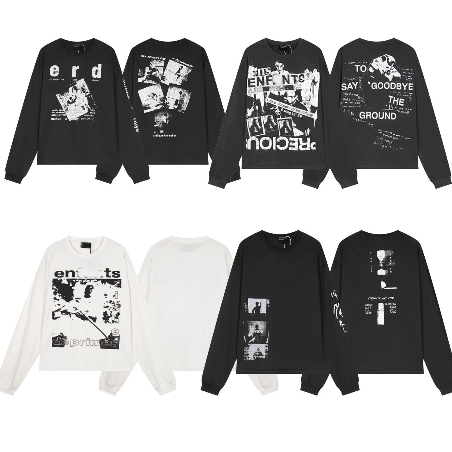 Enfants Riches Deprimes Long Sleeve T-Shirts Graphic Streetwear