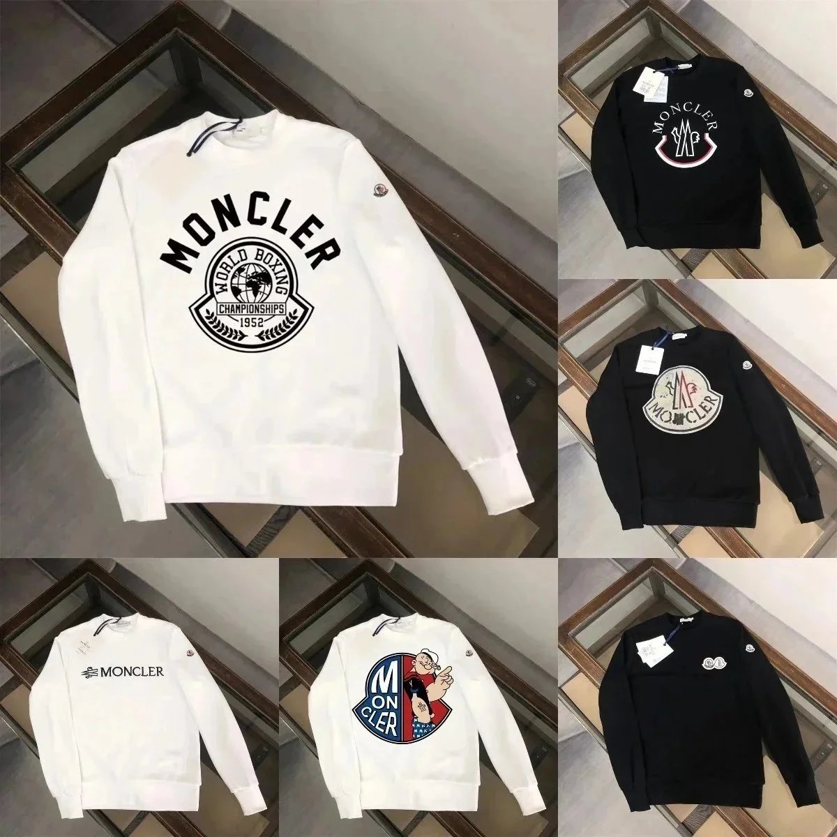 Moncler Sweatshirts for Men and Women - Fashionable Logo Design