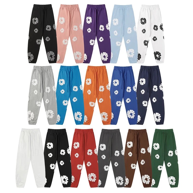 Floral Print Sweatpants for Women and Men - Comfortable Casual Pants