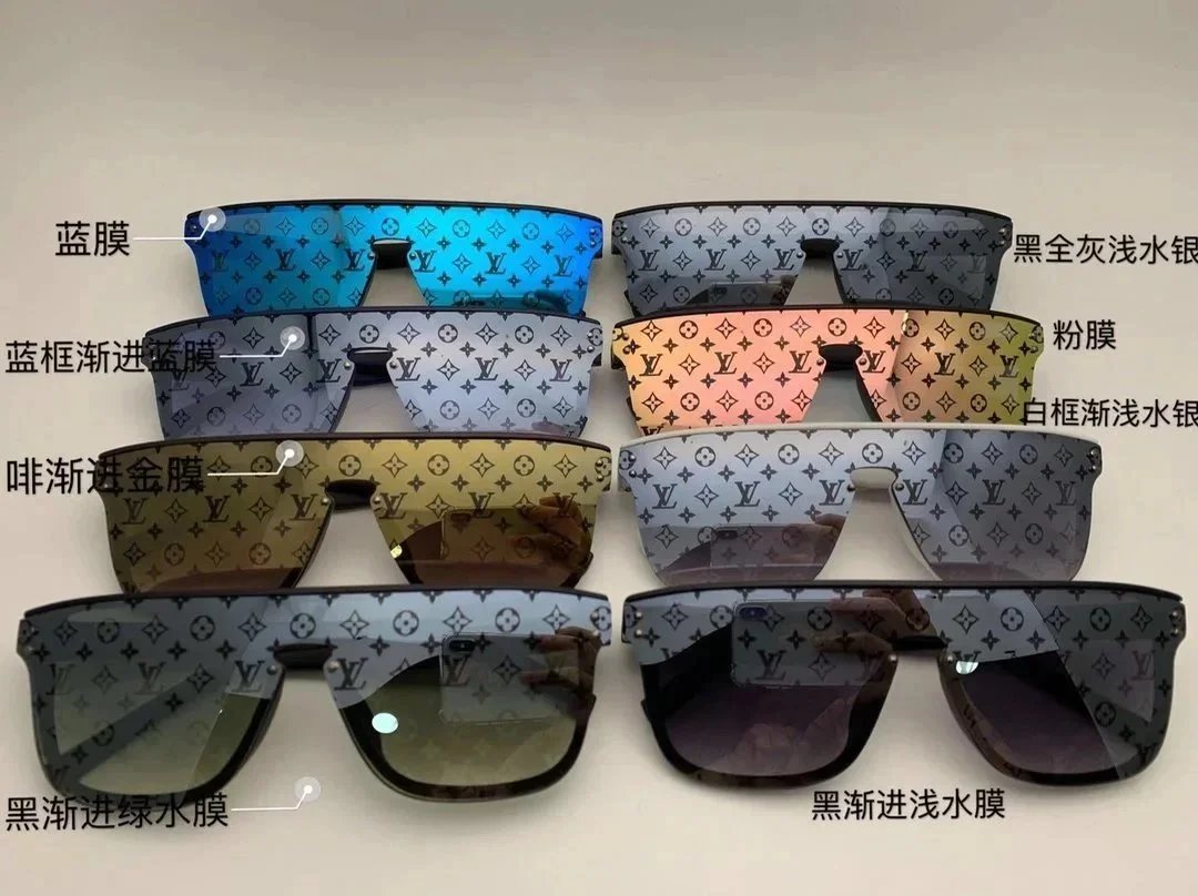 LV Monogram Sunglasses Fashion Designer Shades for Men Women