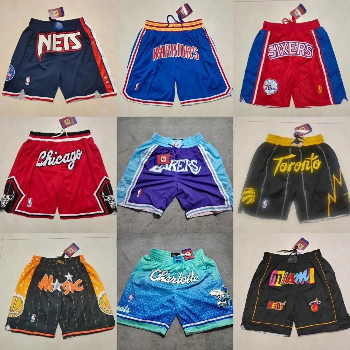 NBA Team Basketball Shorts for Men and Kids