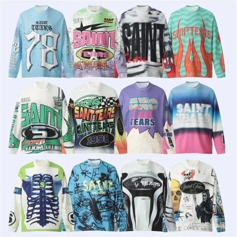 Saint Tears Long Sleeve Graphic Sweatshirts Collection