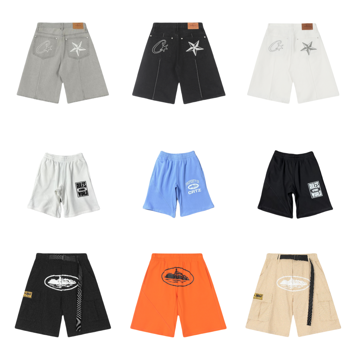 CRTZ Men's Casual Shorts Collection
