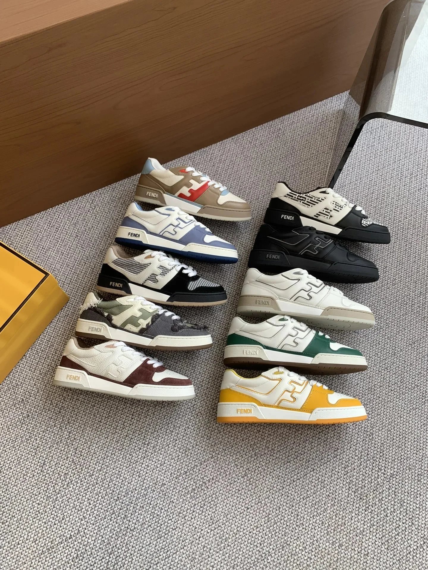 FENDI Men's Sneakers Fashion Sport Shoes