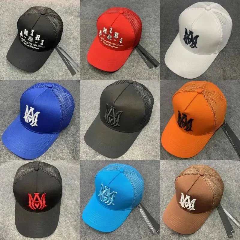 MIRI NY Logo Trucker Cap Mesh Baseball Hat Adjustable Snapback