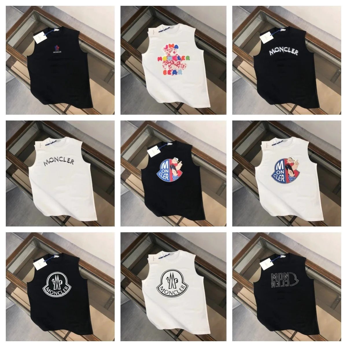 Moncler Sleeveless T-Shirt Collection for Men and Women
