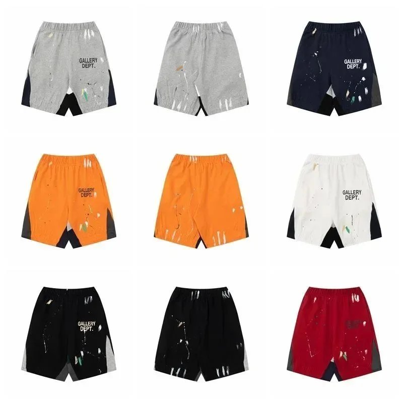 Gallery Dept Paint Splatter Shorts Men's Casual Athletic Wear