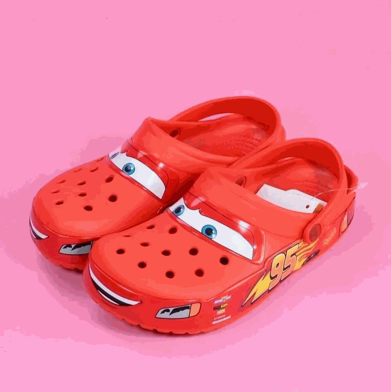 Lightning McQueen Kids Crocs Shoes