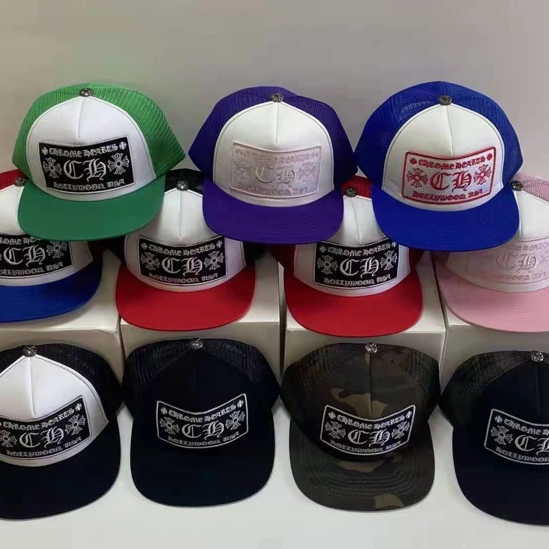 Chrome Hearts Trucker Hats Men Women Fashion Logo Snapback Cap
