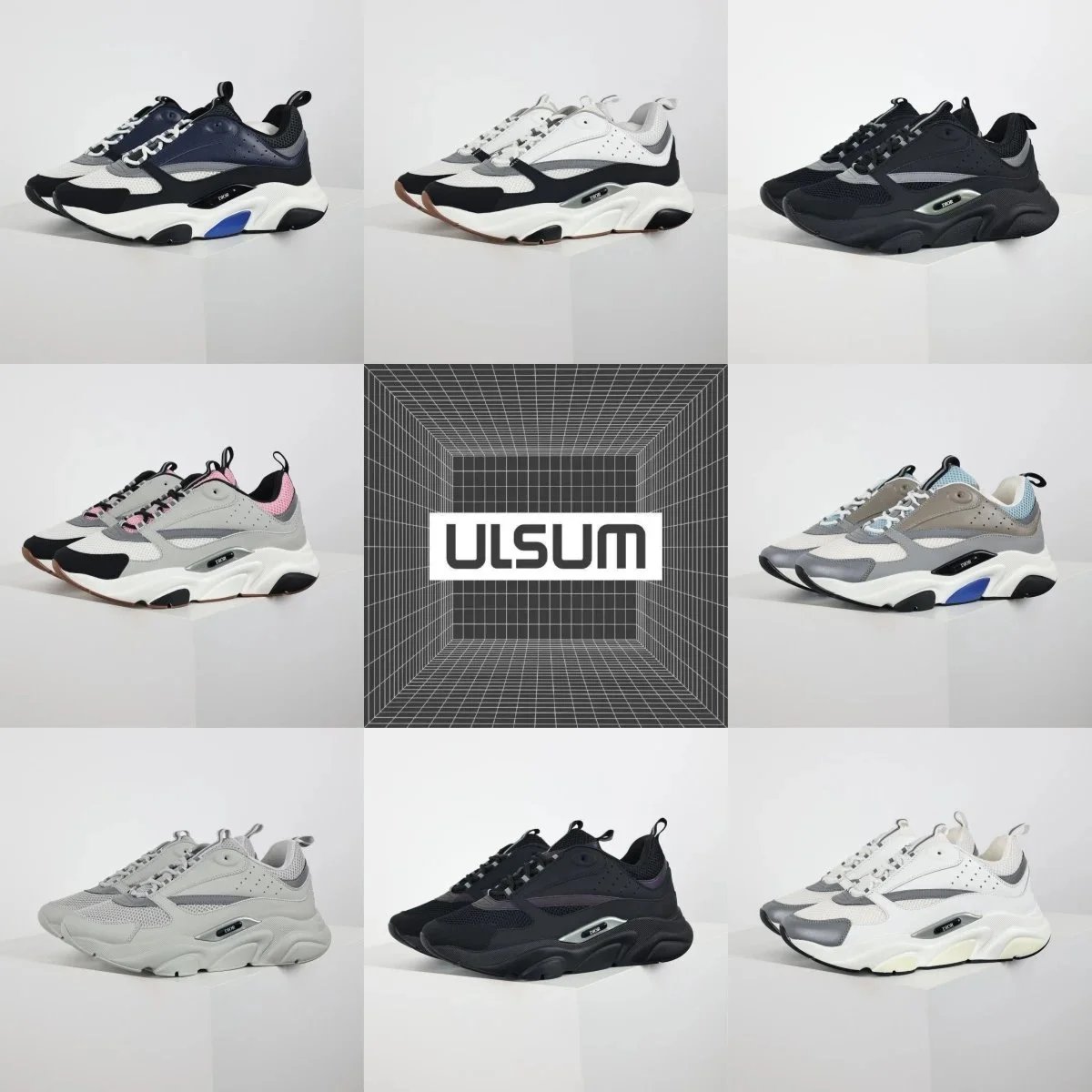 ULSUM Chunky Sneakers Fashion Sport Shoes for Men and Women