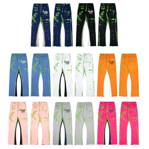 PALONE Men's Colorful Printed Pants Casual Sport Trousers