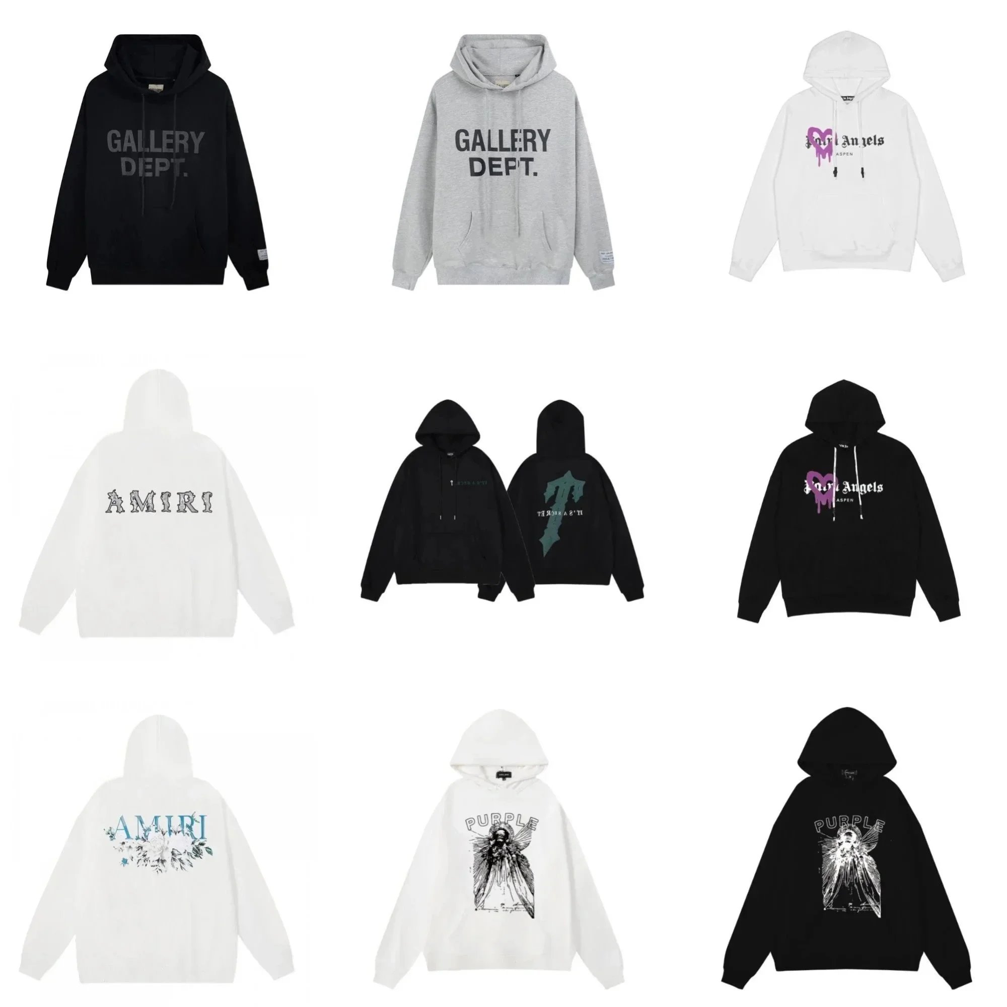 AMIRI Hoodie Sweatshirt Men Women Fashion Streetwear Logo Print