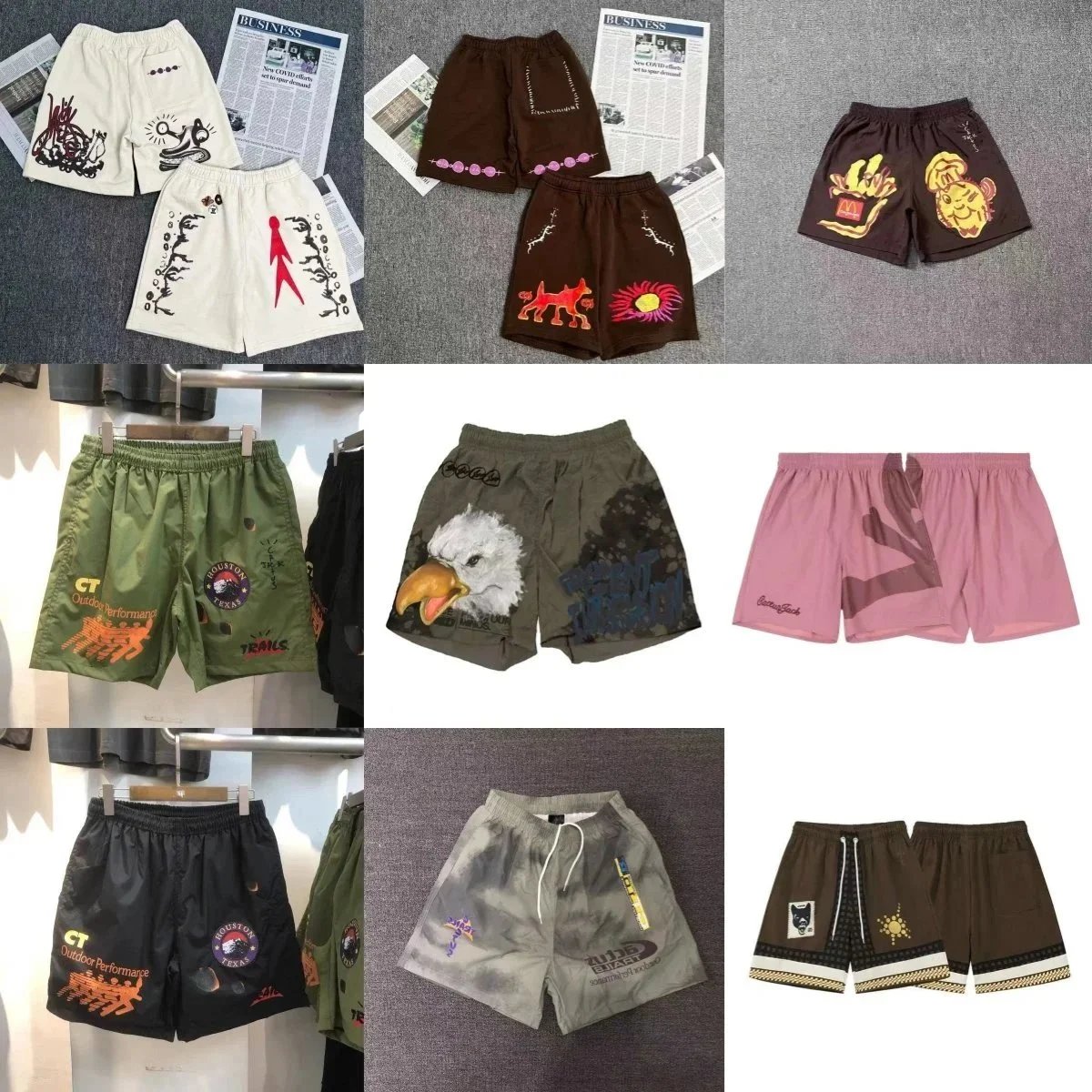 CT Outdoor Performance Printed Shorts for Men and Women