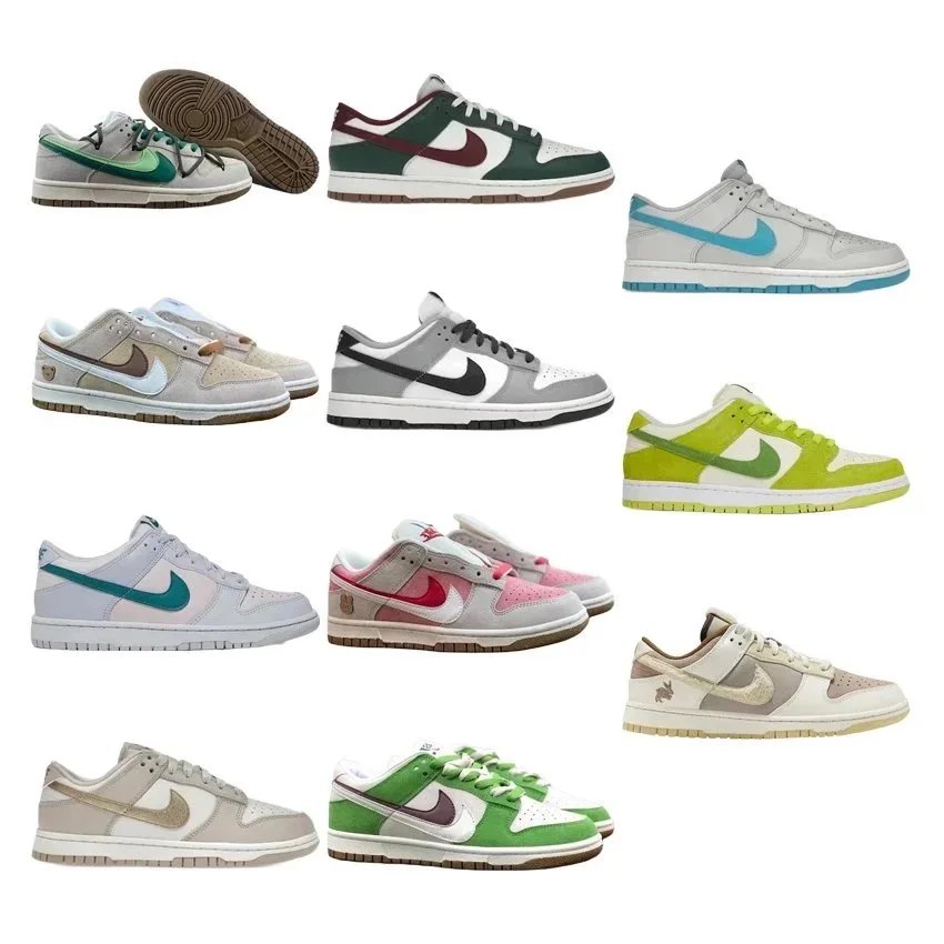 Nike Dunk Low Sneakers Collection Various Colors and Styles