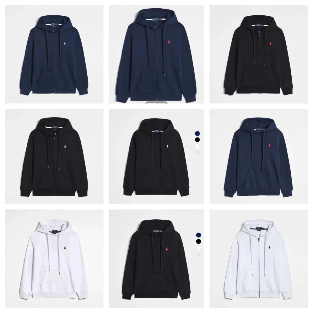 Polo Ralph Lauren Full Zip Hoodie Sweatshirt Men's Casual Wear