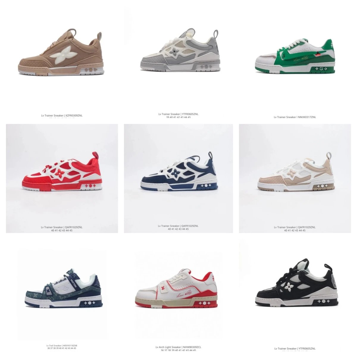 LV Trainer Sneaker Collection | Luxury Fashion Sneakers
