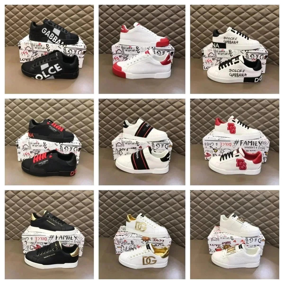 Dolce & Gabbana Sneakers for Men and Women Fashion Casual Shoes