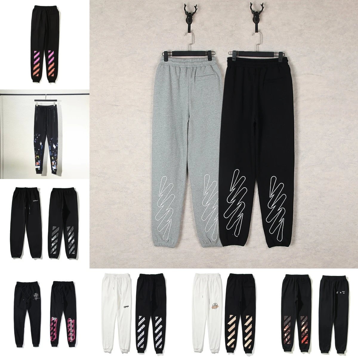 Stylish Graphic Print Jogger Pants for Men and Women