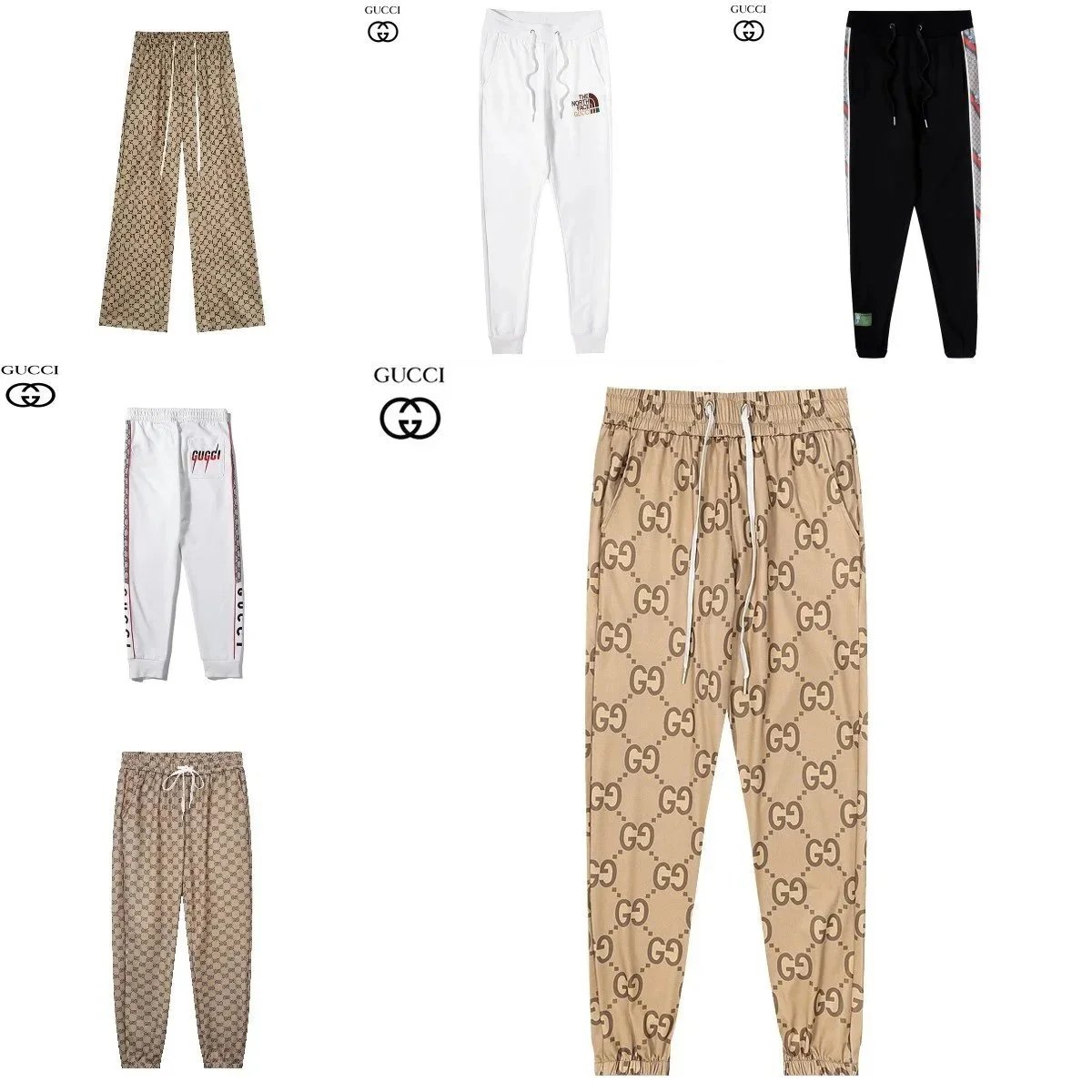Gucci Logo Print Track Pants Men's Fashion Sweatpants