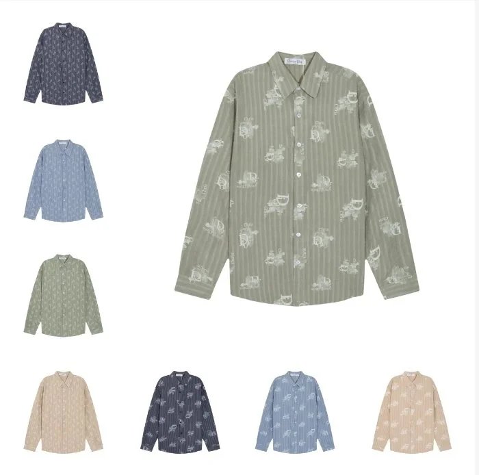 Printed Long Sleeve Shirt for Women in Various Colors