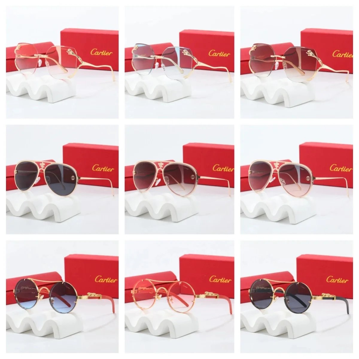 Cartier Sunglasses Fashion Designer Eyewear for Men and Women