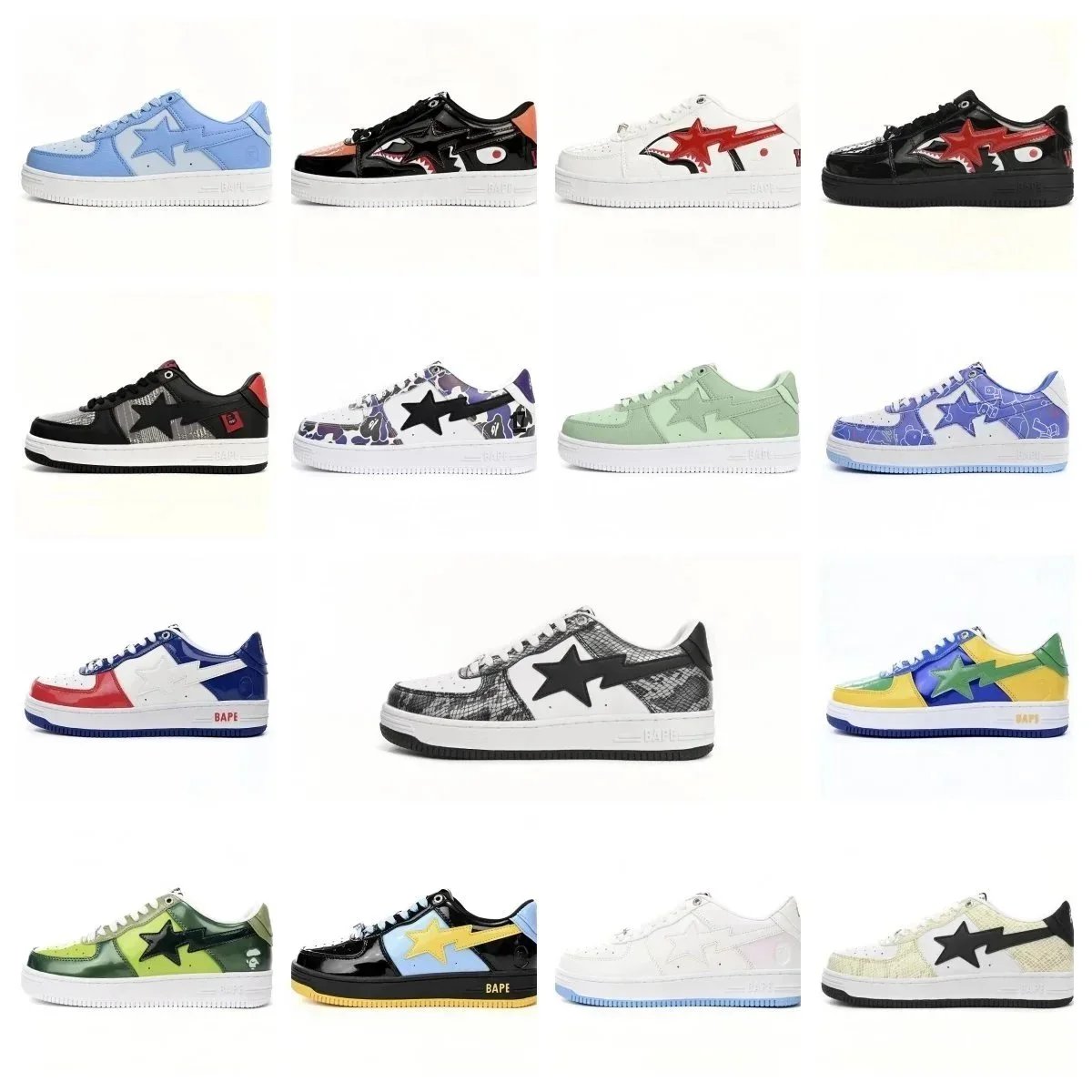 BAPE STA Low Top Sneakers Collection