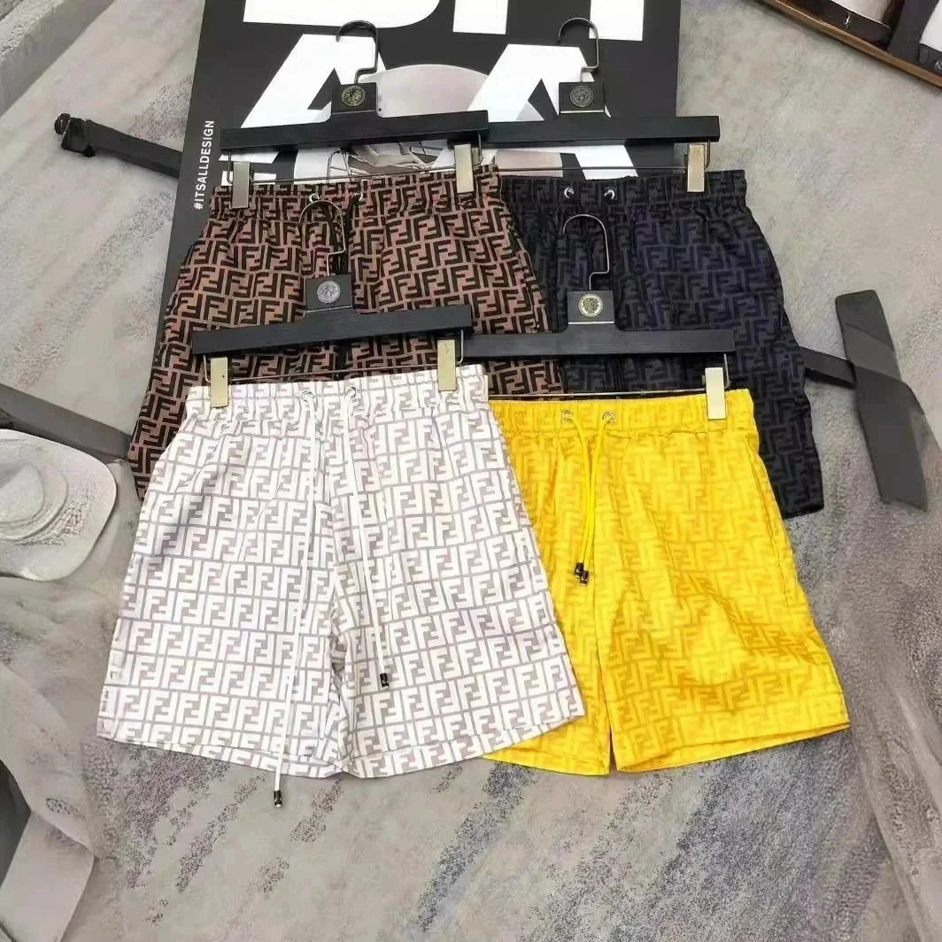 Fendi Logo Print Swim Shorts for Men