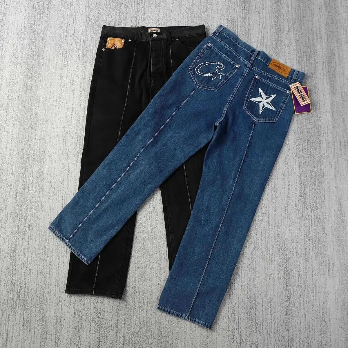 Dawn Girls Star Embroidered Denim Jeans for Women