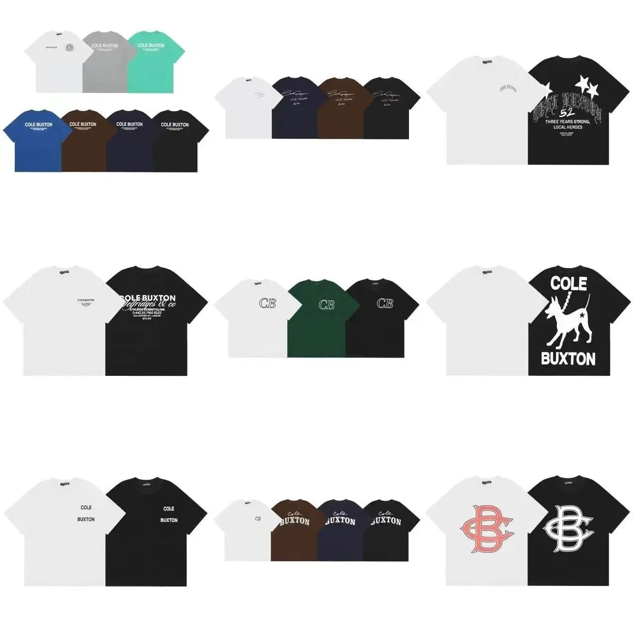 Cole Buxton T-Shirts Collection - Streetwear Fashion