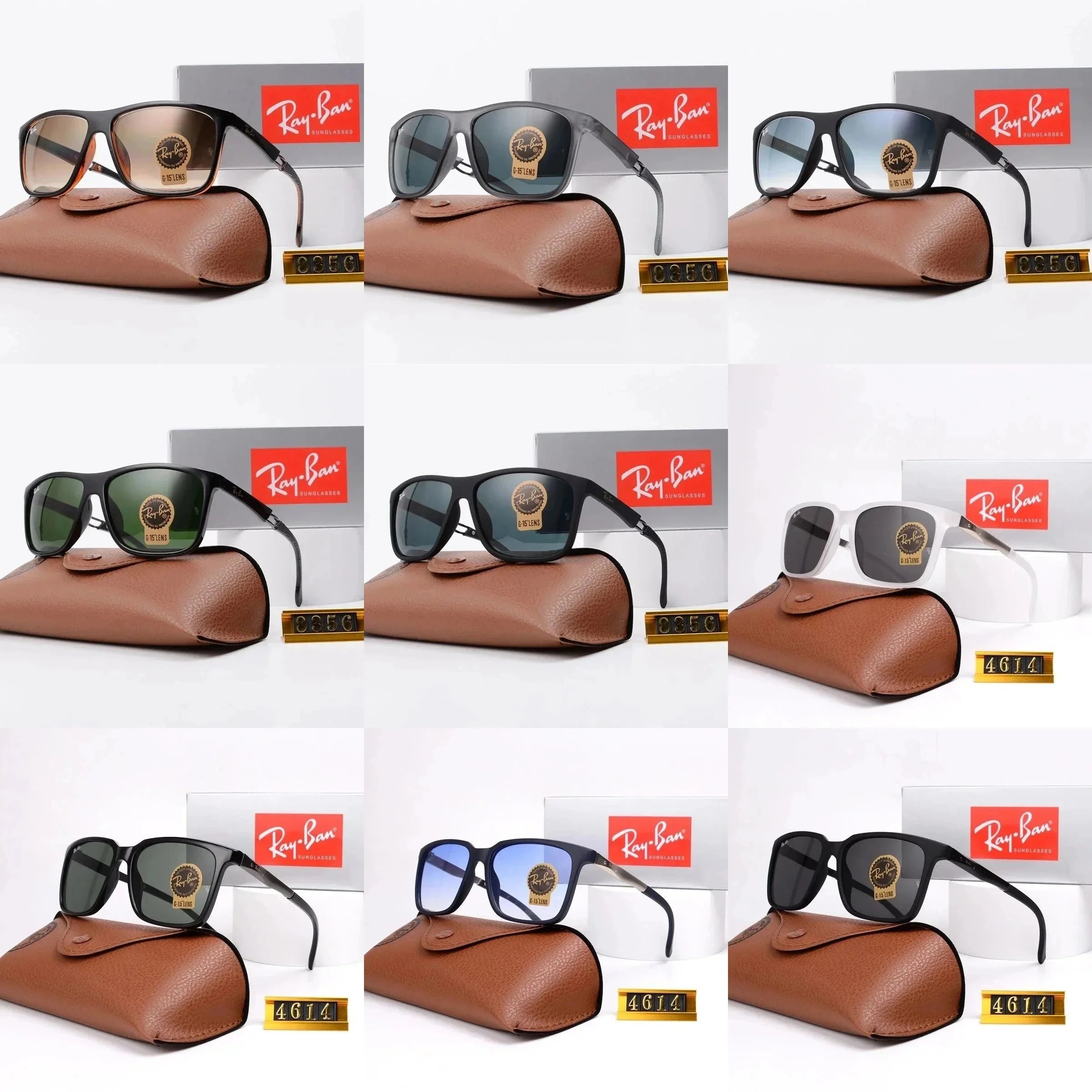 Ray-Ban Sunglasses Classic Square Frame UV Protection Fashion Shades