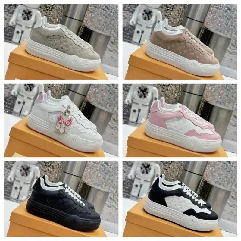 Louis Vuitton LV Monogram Chunky Sneakers Women Fashion Platform Shoes
