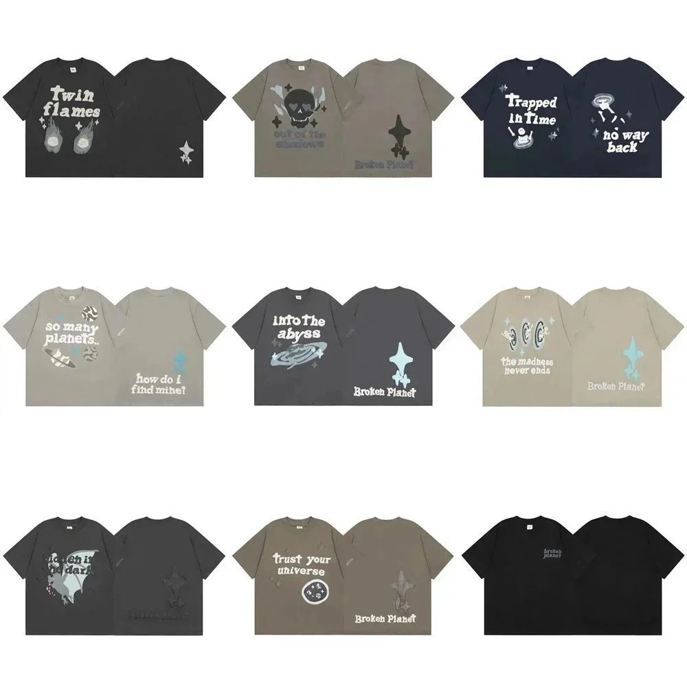 Broken Planet T-Shirts Cosmic Design Graphic Tees