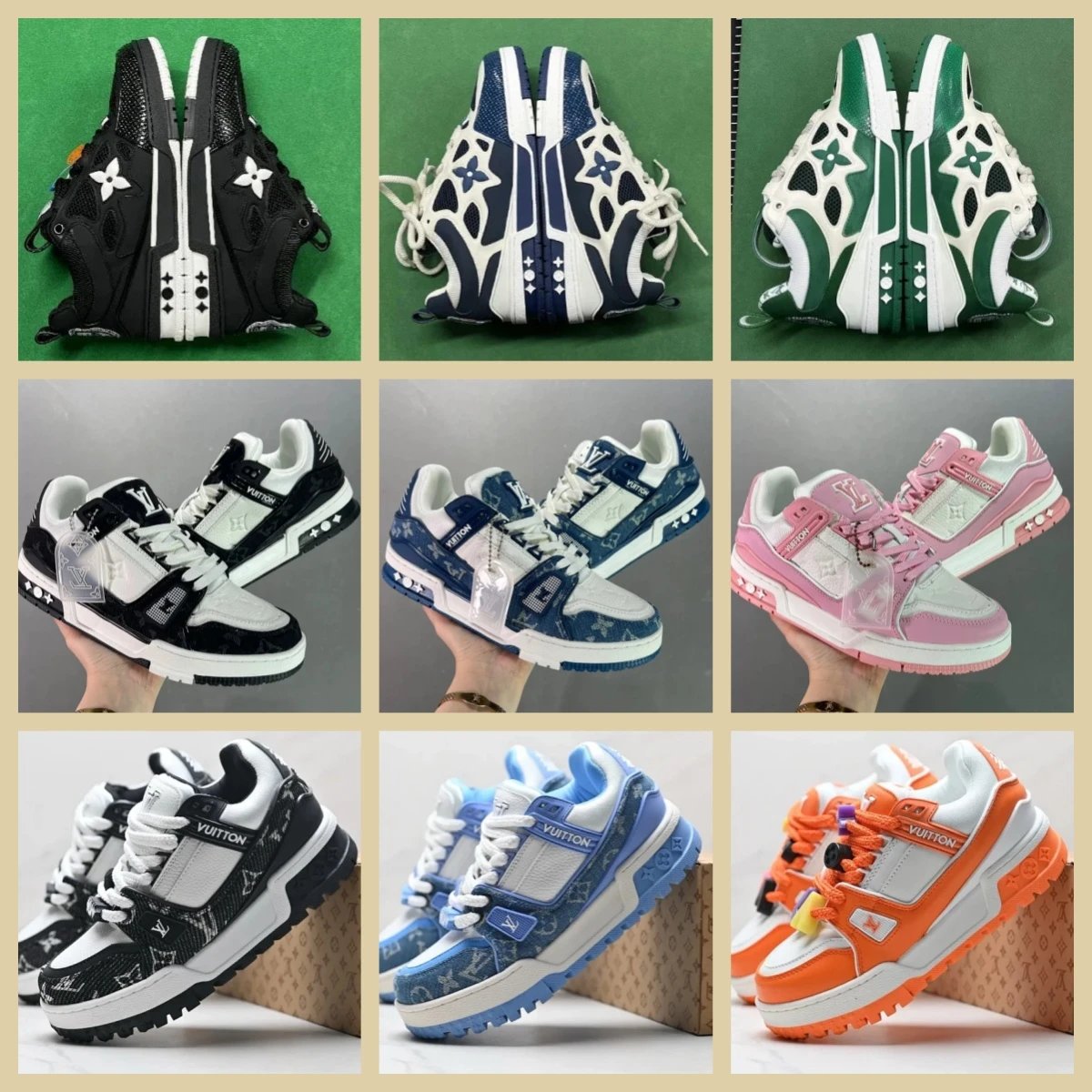 VUITTON Fashion Sneakers for Men and Women