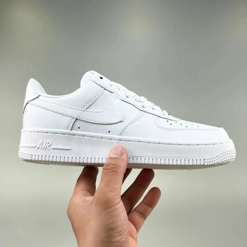 Nike Air Force 1 White Leather Sneakers Men Women