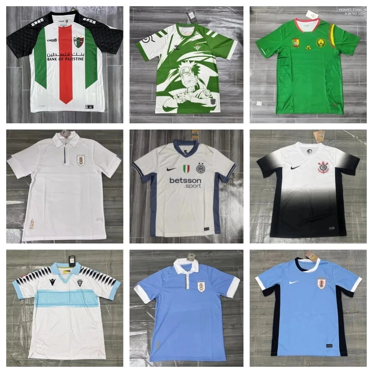 Men's Soccer Jerseys Collection Football Shirts for Fans