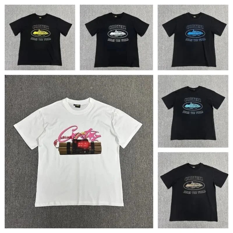 Courtney T-Shirt Collection with Boat and Bomb Design
