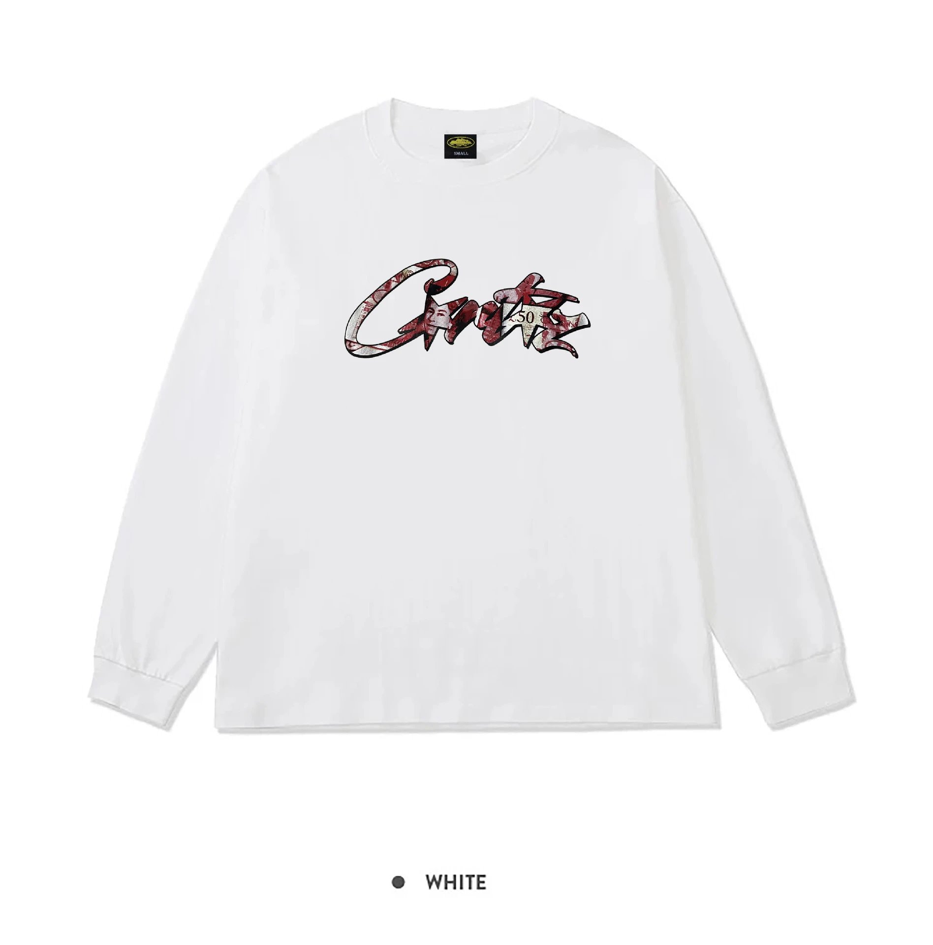 Crate 50 Long Sleeve T-Shirt White